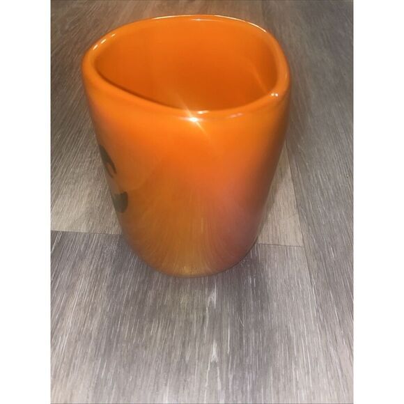 Halloween Orange “Trick or Treat” Mug By Rae Dunn Iridescent - Picture 6 of 7